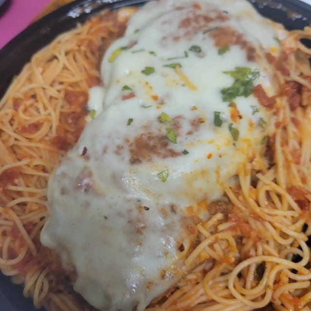 Chicken Parmigiana.